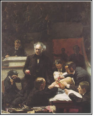 American Painting Eakins The Gross Clinic and The Agnew Clinic