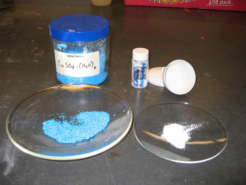 mass of copper sulfate