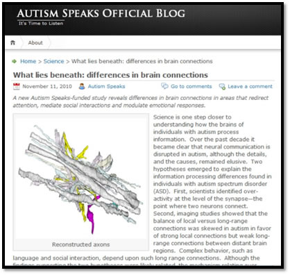Autism Speaks Blog