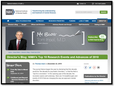 NIMH Director's Blog